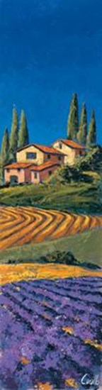 Casale Fra I Cipressi by Daniela Corallo art print