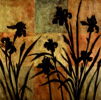 Iris Silhouette II by Erin Lange art print