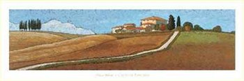 Casale in Toscana by Eligio Milani art print