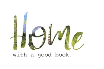 Home with a Good Book by Pamela J. Wingard art print