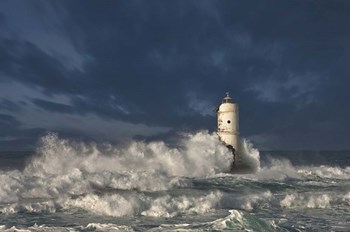 Faro Di Mangiabarche(Calasetta-Sardegna) by Nicola Friargiu art print