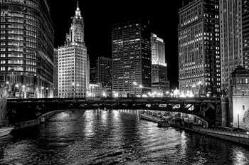 Chicago River by Jeff Lewis art print