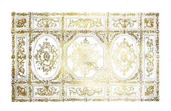 Gold Foil Ceiling Design art print