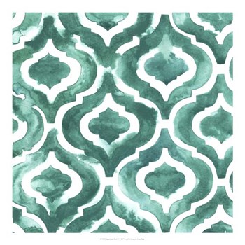 Aquamarine Motif IV by Grace Popp art print