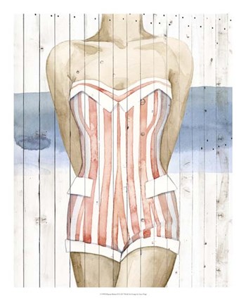 Bygone Bathers II by Grace Popp art print