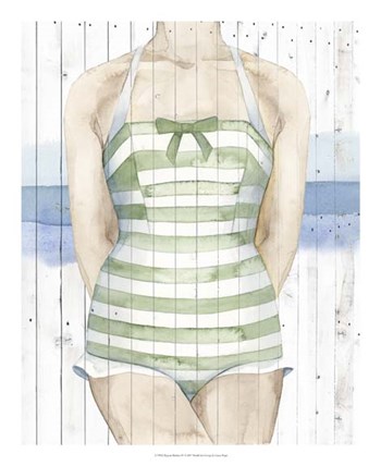 Bygone Bathers IV by Grace Popp art print