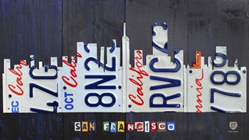 San Francisco Skyline by Design Turnpike art print