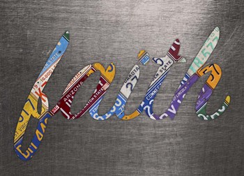 Faith Sign Metal by Design Turnpike art print