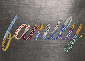 Family Sign Metal by Design Turnpike art print
