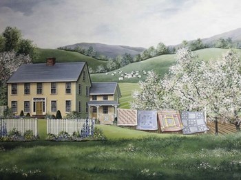 Spring House by Debbi Wetzel art print