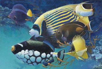 Emporer Angel by Durwood Coffey art print