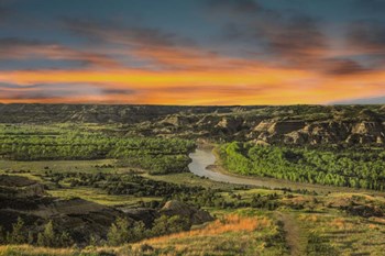 Sunrise At River Bend Overlook by Galloimages Online art print