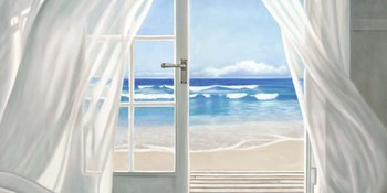 Window by the Sea (detail) by Pierre Benson art print