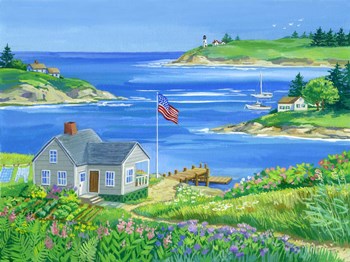 Summer View by Geraldine Aikman art print