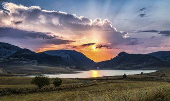 Sunrays by Giuseppe Torre art print