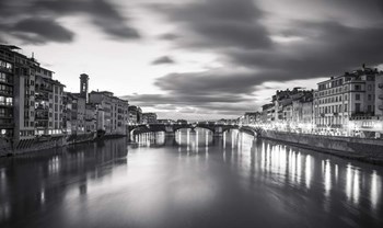 Arno in Florence by Giuseppe Torre art print