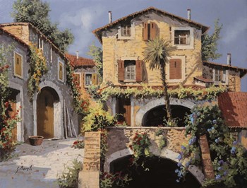 Le Casa e la Palma by Guido Borelli art print