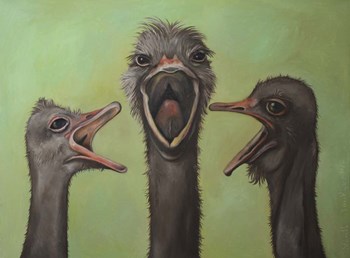 3 Tenors by Leah Saulnier art print