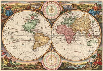 World 1730 by Marcus Jules art print