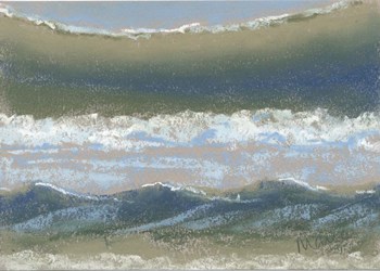 Blue and Green by Marie Marfia Fine Art art print