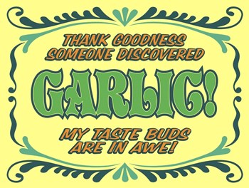 Discover Garlic by Mark Frost art print