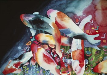 Cosmic Fish by Mary Russel art print