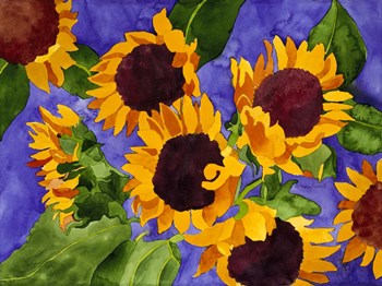 New Mexico Sunflowers by Mary Russel art print