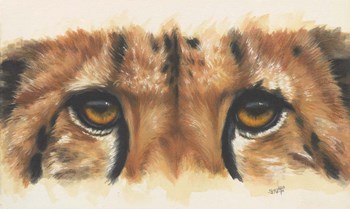Eye- Catching Cheetah by Barbara Keith art print
