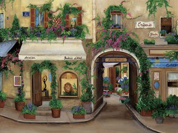 Rue De Fleurs by Betty Lou art print