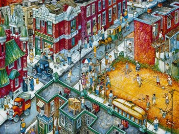 Baseball by Bill Bell art print