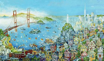 City By The Bay by Bill Bell art print