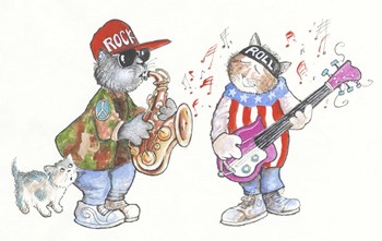 Rock &amp; Roll by Bill Bell art print