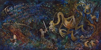 Jabberwocky by Bill Bell art print