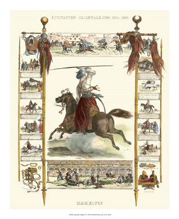 Equestrian Display IV by Ch. Motte art print