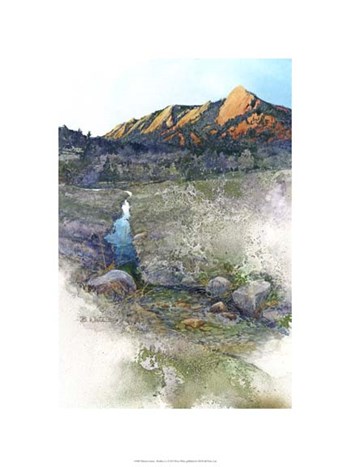 Flatirons Sunrise - Boulder, Co. by Bruce White art print