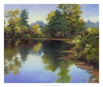 Summer Pond by Mary Jean Weber art print
