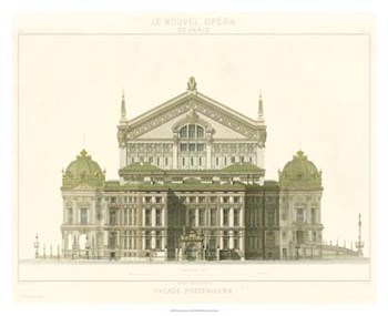 Paris Opera House I by Duchampt art print