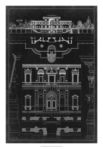 Graphic Architecture III by Vision Studio art print