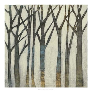 Birch Line I by Jennifer Goldberger art print