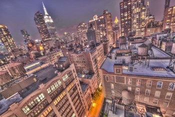 Gotham City 11-2 by Moises Levy art print