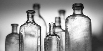 7 Botellas 4-1 by Moises Levy art print