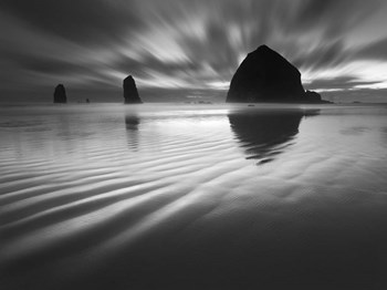 Cannon Beach Textures 1 by Moises Levy art print