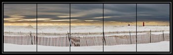 Grand Haven Lighthouse Panorama, Grand Haven, Michigan &#39;14 - Color Pan by Monte Nagler art print