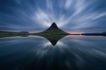 A Night At Kirkjufell by Simon Roppel art print