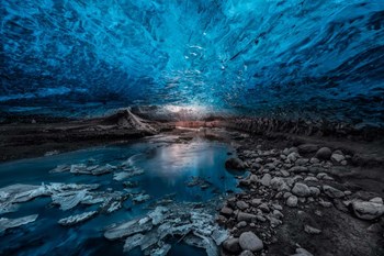 Ice Cave by Javier de la art print