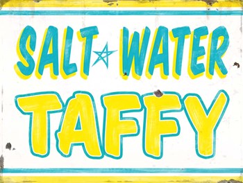 Salt Water Taffy by RetroPlanet art print