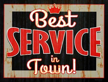 Best Service by RetroPlanet art print