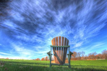 Adirondack Chair Horizontal by Robert Goldwitz art print