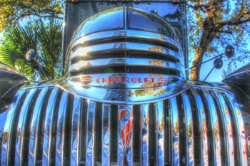 Classic Chevy Truck Grill by Robert Goldwitz art print