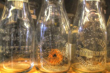 Dairy Bottles by Robert Goldwitz art print